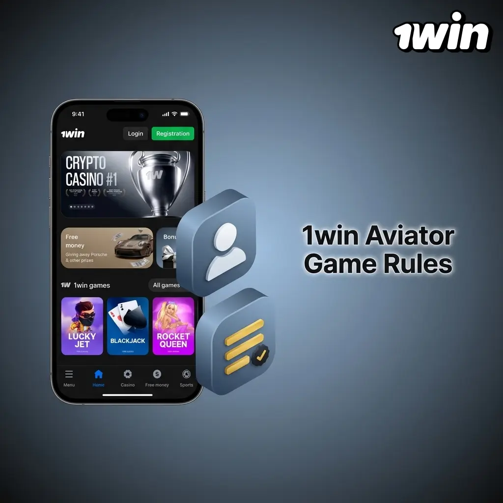 1win Aviator game rules showing multiplier mechanics, cash-out window, dual bets, and bet limits from C$0.10 to C$100,000