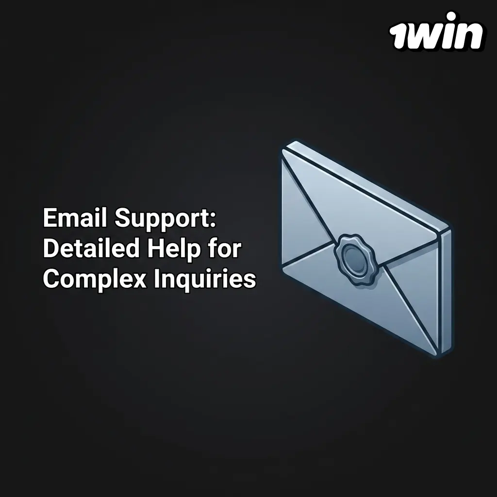 1win email support at support@1win.xyz for complex inquiries, disputes, account verification, and payment issues with 24-hour response