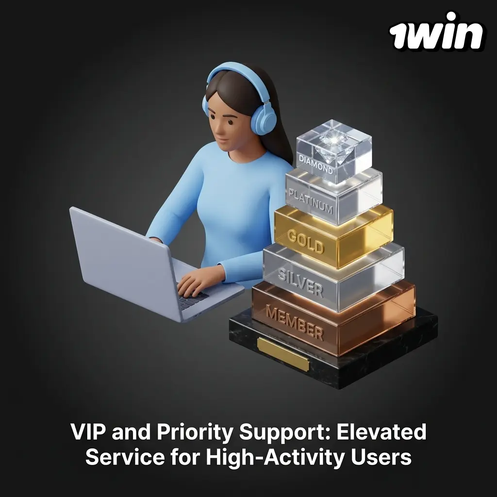 1win VIP priority support with dedicated account manager for high-activity users offering faster response times