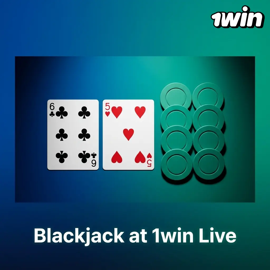 Live blackjack table at 1win Casino with dealer and cards, featuring Evolution Gaming titles for Canadian players