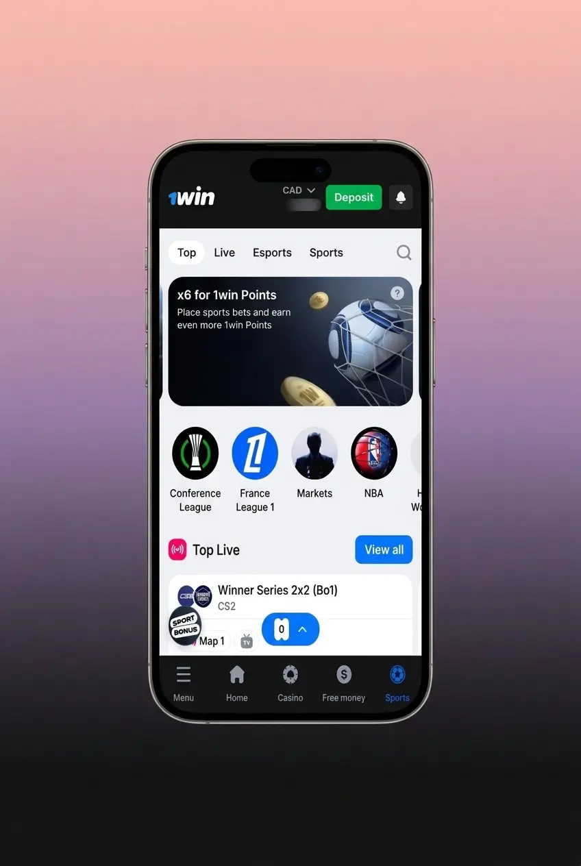 1win sportsbook interface showing step-by-step ice hockey betting process on desktop and mobile