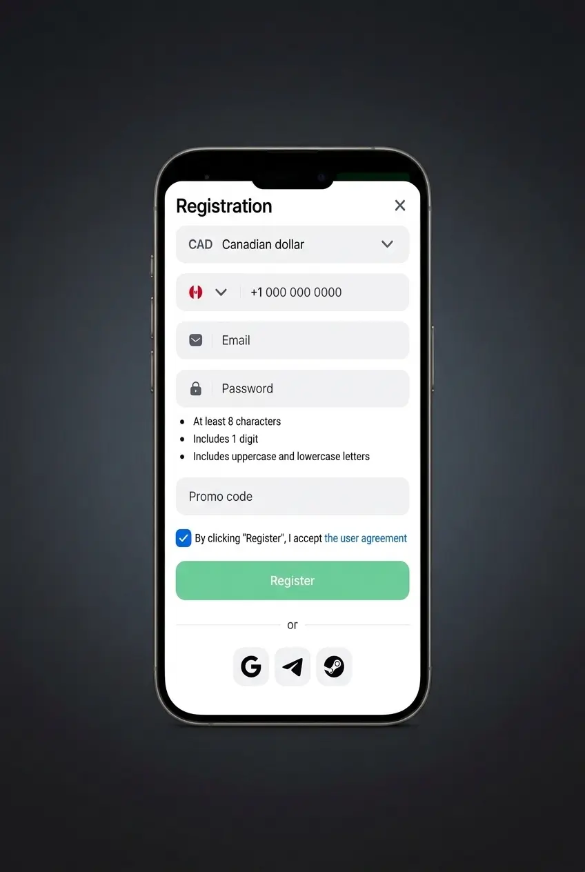 Step-by-step guide to placing your first eSports bet at 1win, from registration to wagering in Canada
