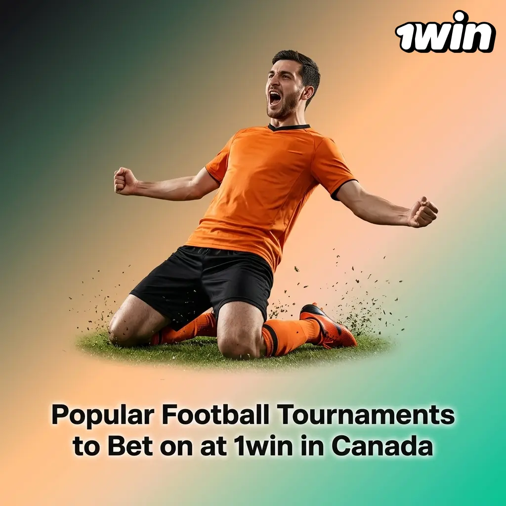 1win Canada football betting tournaments including Premier League, Champions League, MLS, and CPL across 30+ competitions in 2026