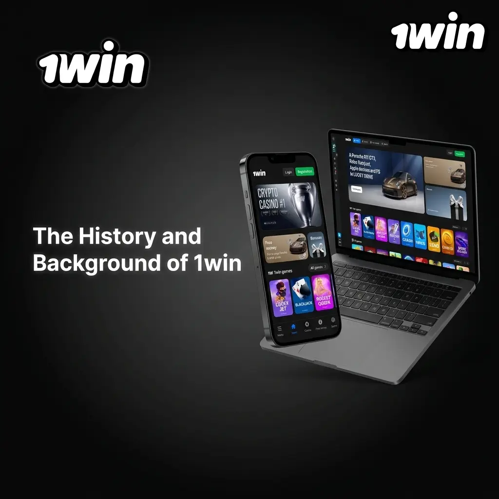 1win online betting platform logo and brand history overview, founded 2016 by MFI Investments Limited, licensed in Curaçao