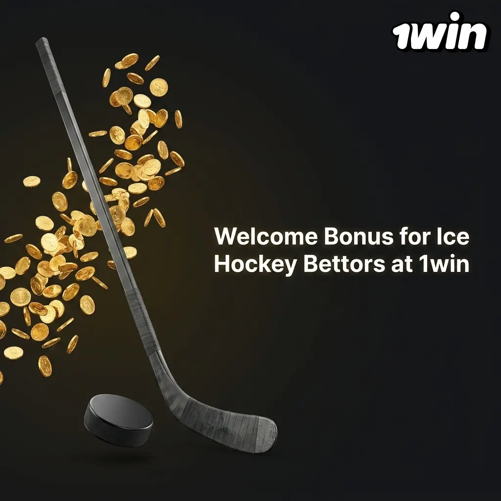 1win welcome bonus for ice hockey bettors offering 500% up to C$750 on first deposit for NHL betting