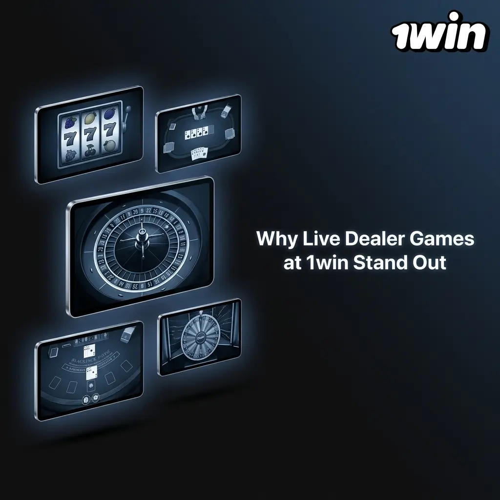1win live dealer casino games with HD streaming, professional dealers, and real-time chat for Canadian players