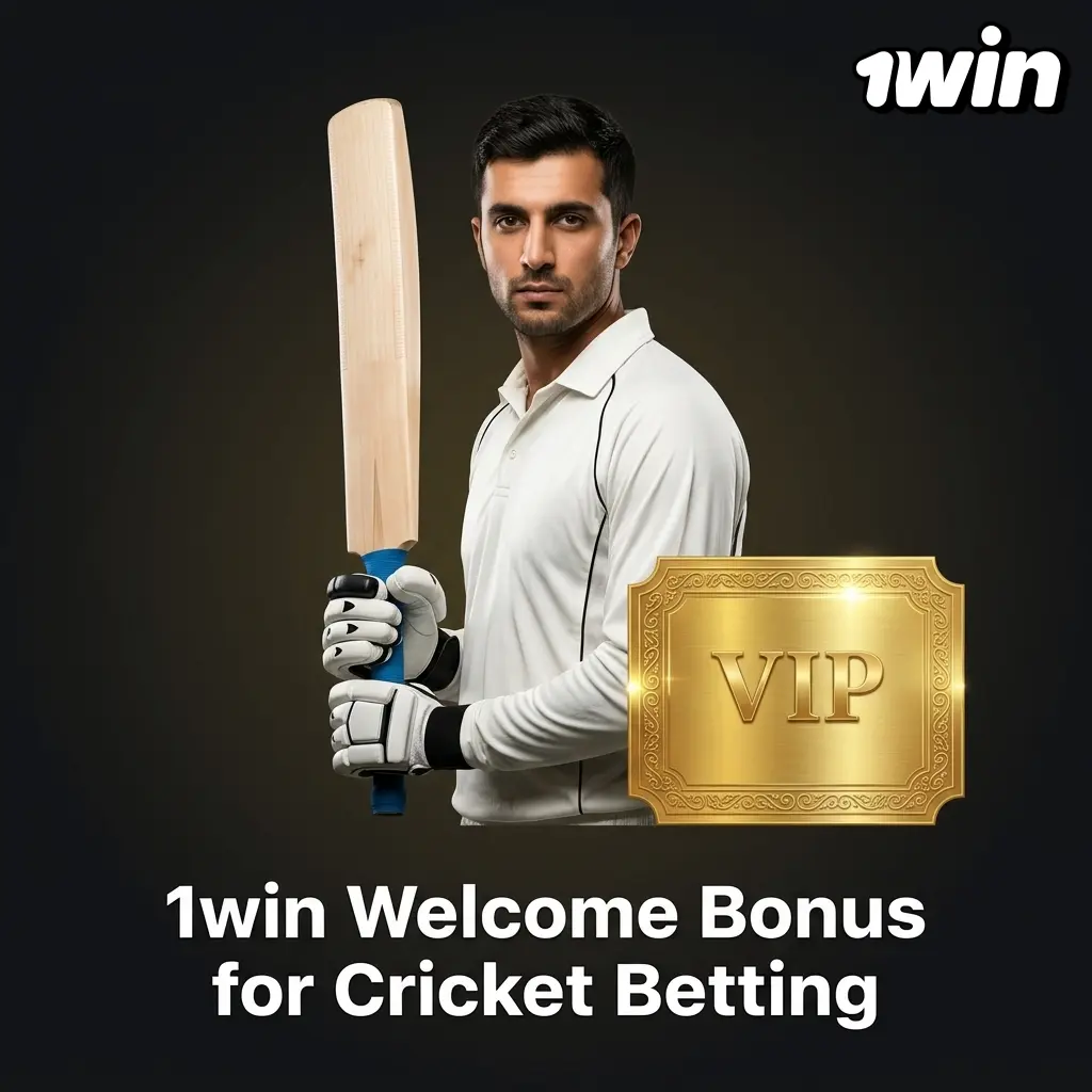 1win 500% welcome bonus up to C$750 for cricket betting on IPL, ICC T20 World Cup, and The Ashes