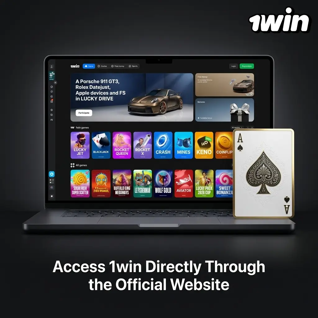 1win official website accessible on Chrome Firefox Safari and Edge with sports betting casino and slots for Canadian players