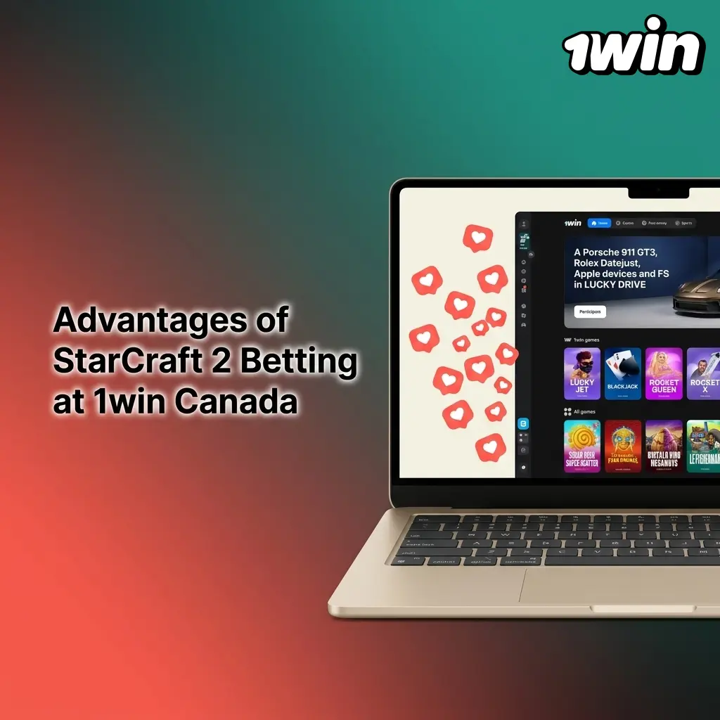 1win Canada StarCraft 2 betting advantages including welcome bonus, Interac payments, live odds, and mobile app