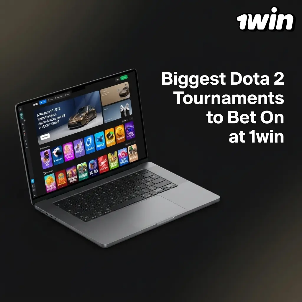 Dota 2 major tournaments including TI, BLAST, ESL One, and EWC available for betting at 1win in 2026