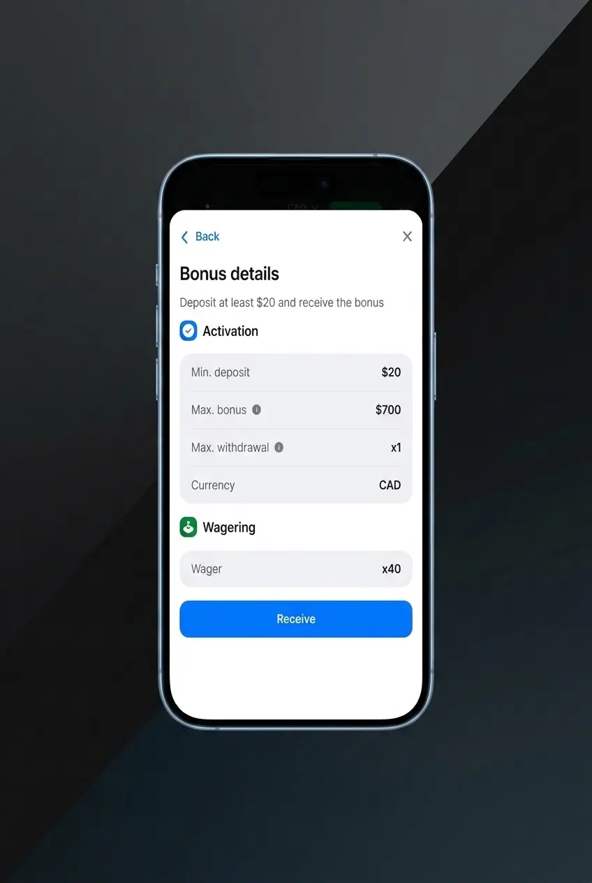 Step-by-step guide showing how to claim the 1win registration bonus in Canada, from sign-up to deposit activation