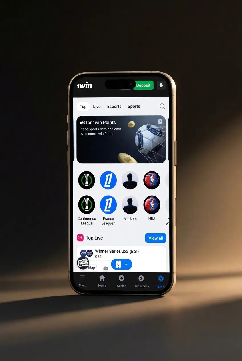 Step-by-step guide showing how to place a tennis bet on 1win sportsbook in Canada