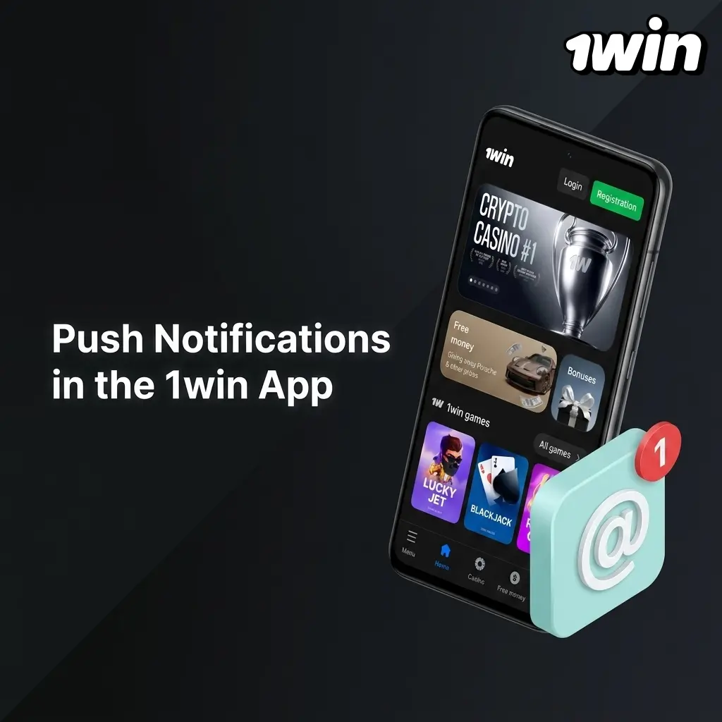 1win app push notifications settings screen showing toggles for deposits, withdrawals, promotions, and odds alerts on mobile