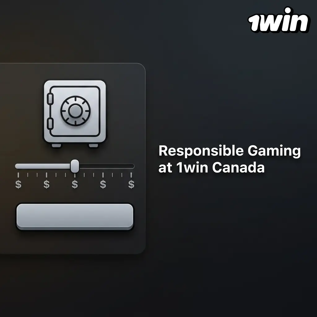 1win Canada responsible gaming tools showing deposit limits, self-exclusion, and player protection features for safe gambling
