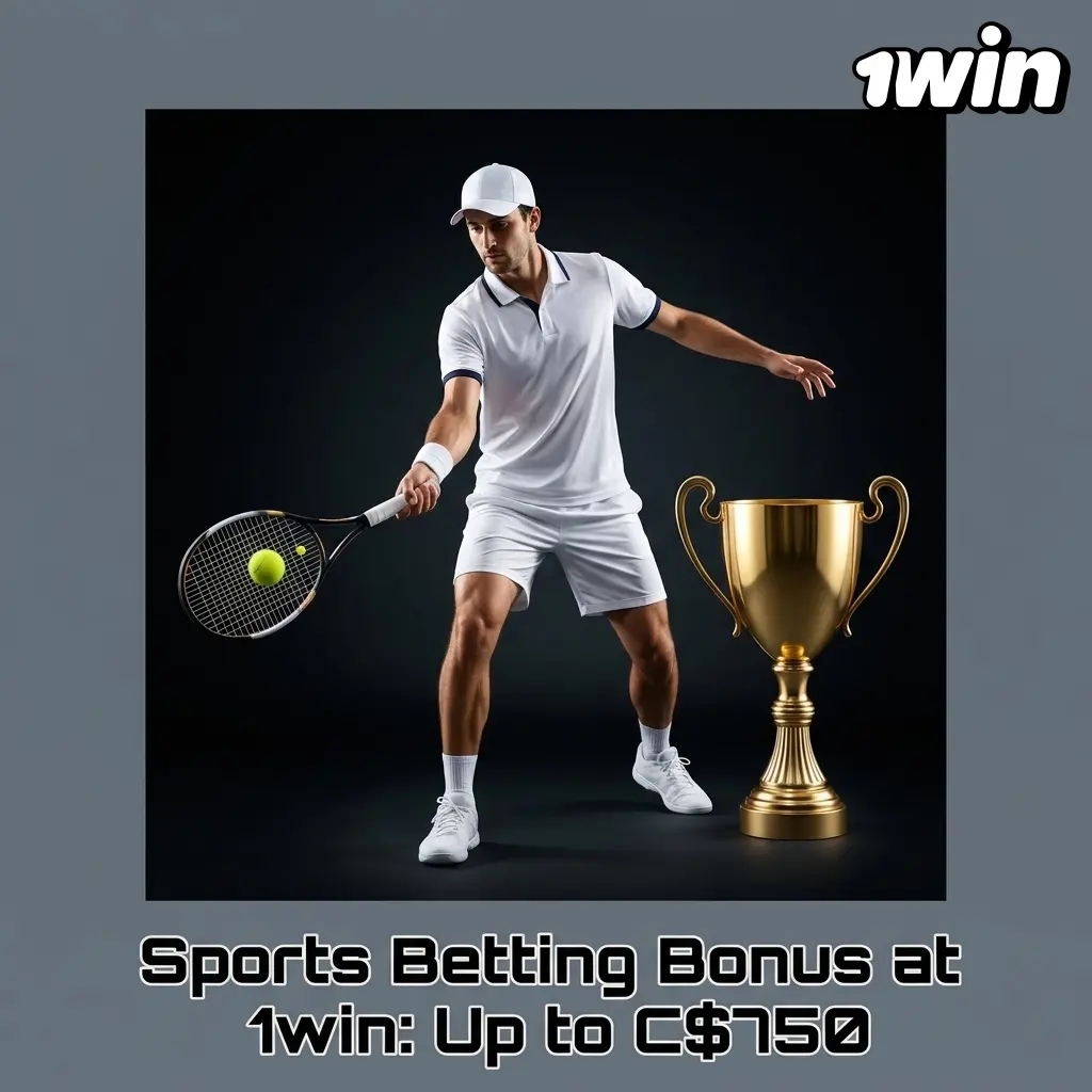 1win sports betting welcome bonus up to C$750 for new Canadian users with 500% on first deposit