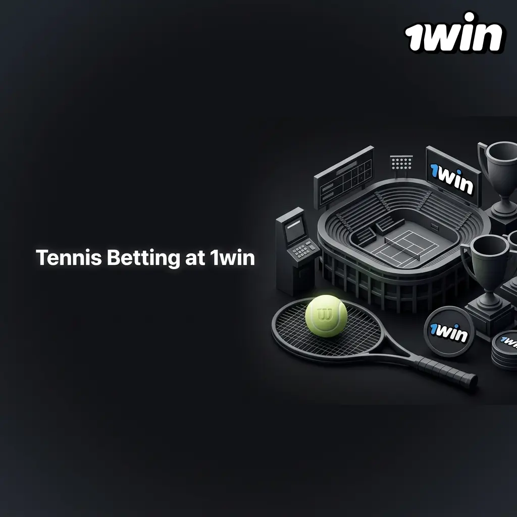 Tennis betting markets on 1win covering ATP, WTA, and ITF events including Grand Slams with live in-play wagering options