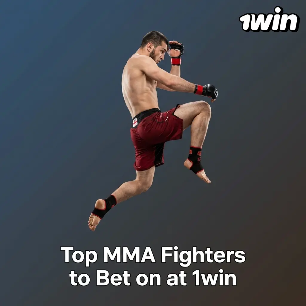 Top MMA fighters to bet on at 1win in 2026, including Jon Jones, Islam Makhachev, and Alex Pereira across UFC markets