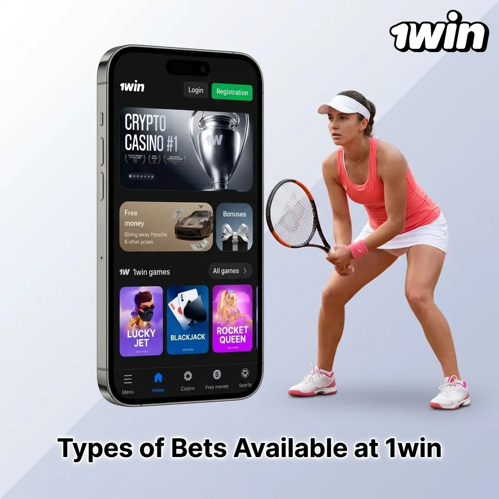 1win app bet types including single, accumulator, system, live, and treble bets for sports wagering